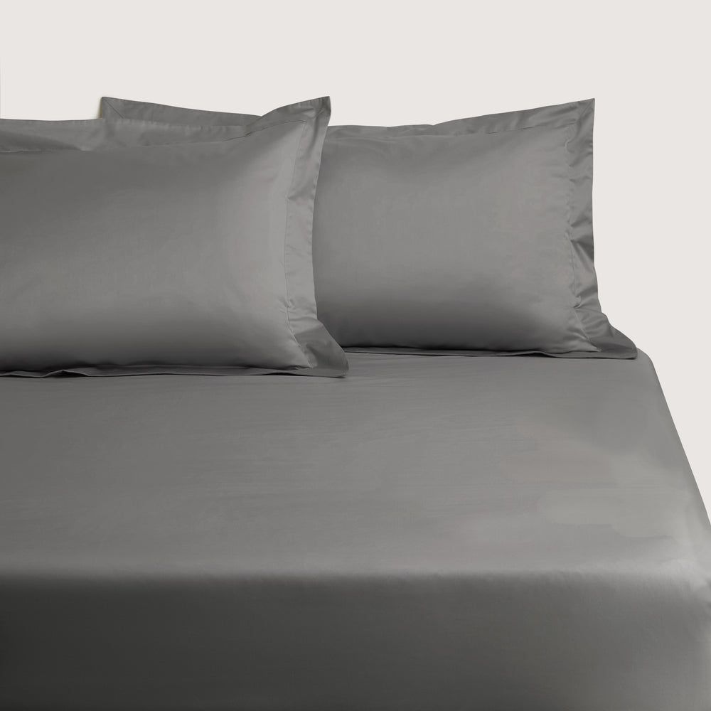[NEW] ULTIMATE SATEEN 1200TC FITTED SHEET - FLINT