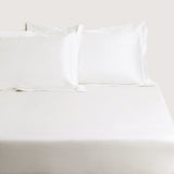 [NEW] ULTIMATE SATEEN  1200TC FITTED SHEET - SNOW