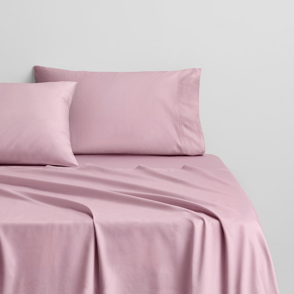 [NEW] EGYPTIAN COTTON SATEEN TULIP FITTED SHEET / PILLOWCASES