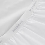 [NEW] EGYPTIAN COTTON SATEEN WHITE FITTED SHEET / PILLOWCASES