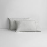 [NEW] HOTEL LUXURY 1000TC DOVE FITTED SHEET / PILLOWCASES