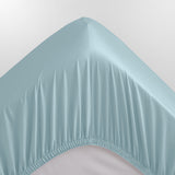 [NEW] EGYPTIAN COTTON SATEEN SKY FITTED SHEET / PILLOWCASES