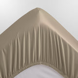 [NEW] EGYPTIAN COTTON SATEEN TAUPE FITTED SHEET / PILLOWCASES