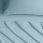 [NEW] EGYPTIAN COTTON SATEEN SKY FITTED SHEET / PILLOWCASES