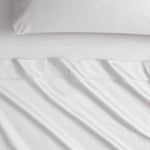 [NEW] EGYPTIAN COTTON SATEEN WHITE FITTED SHEET / PILLOWCASES