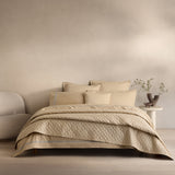 [NEW] MERIA COLLECTION ALMOND BED COVER