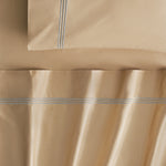 [NEW] PALAIS LUX 1200TC ALMOND FITTED SHEET / PILLOWCASES