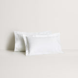 [NEW] PALAIS TRELLIS 1200TC WHITE QUILT COVER SET
