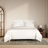 [NEW] PALAIS TRELLIS 1200TC WHITE QUILT COVER SET