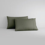 [NEW] EGYPTIAN COTTON SATEEN OLIVE GREY FITTED SHEET