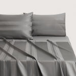 [NEW] MILLENNIA BOLD 1200TC QUILT COVER - FLINT
