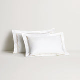 [NEW] PALAIS TRELLIS 1200TC WHITE/ALMOND QUILT COVER SET