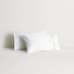[NEW] PALAIS TRELLIS 1200TC WHITE/ALMOND QUILT COVER SET