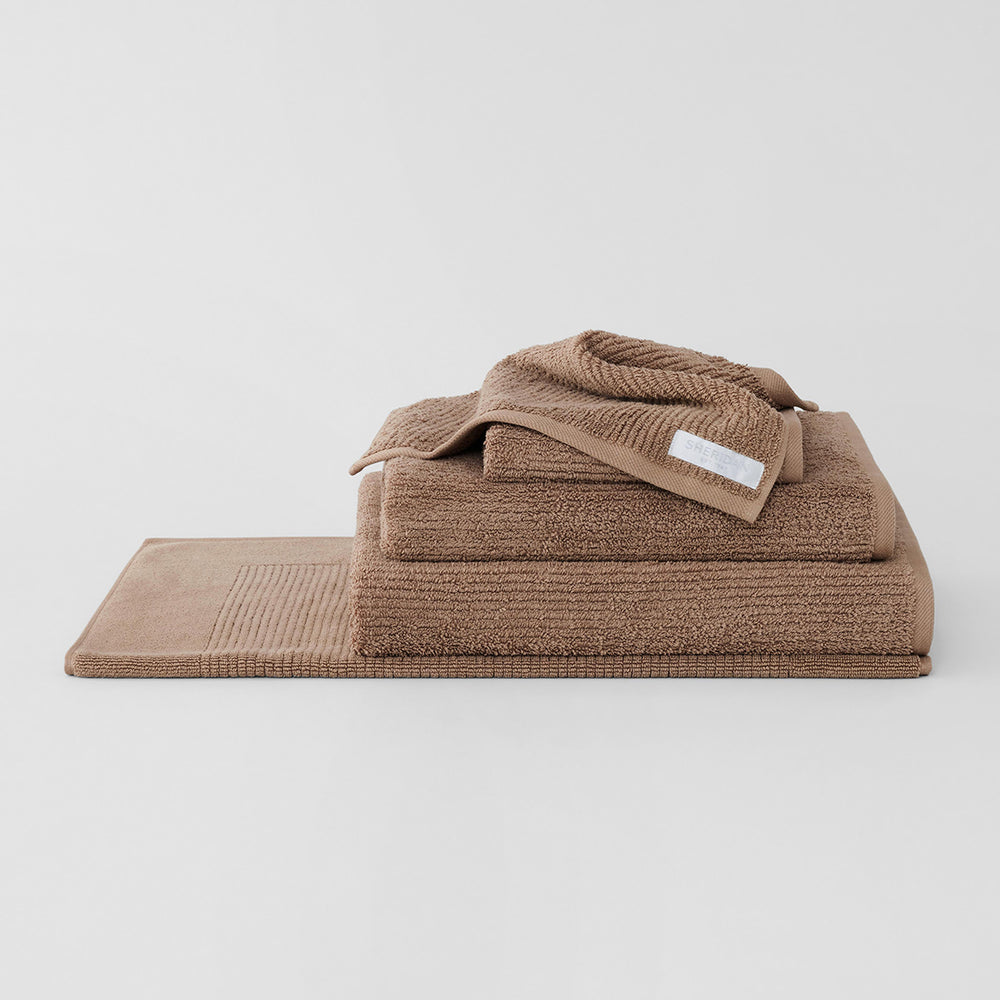[NEW] LIVING TEXTURES TOWEL COLLECTION MOCHA