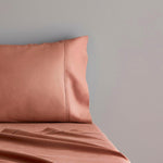EGYPTIAN BLEND SMOKEY ROSE FITTED SHEET / PILLOWCASES
