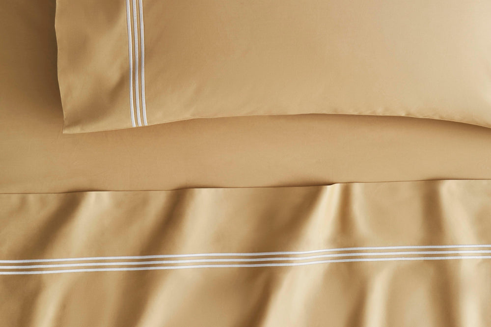 PALAIS LUX LUXURIOUS 1200TC GOLD FITTED SHEET