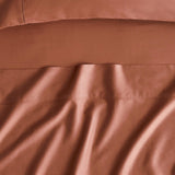 [NEW] TENCEL LYOCELL FIBRE & COTTON REDWOOD FITTED SHEET