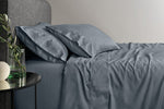 EGYPTIAN BLEND SMOKEY BLUE QUILT COVER