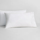 [NEW] HOTEL LUXURY 1000TC SNOW FITTED SHEET / PILLOWCASES