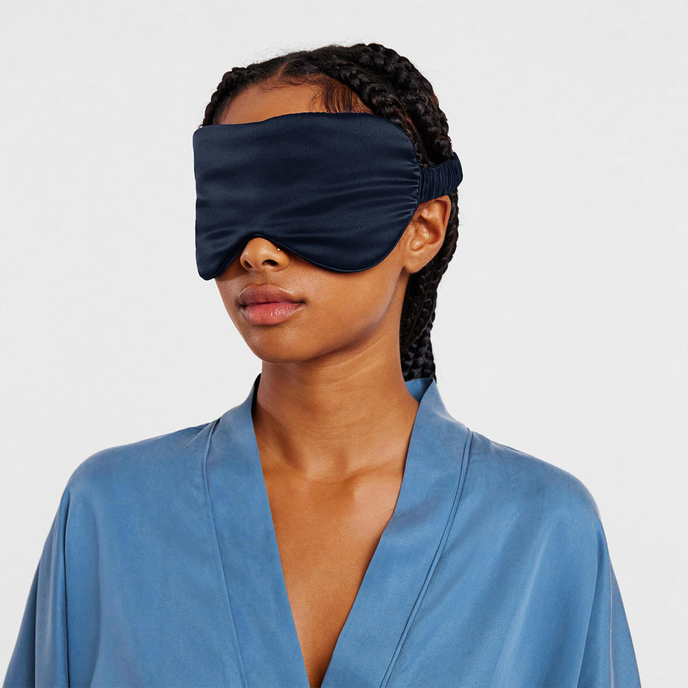 LANHAM COLLECTION EYE MASK MIDNIGHT