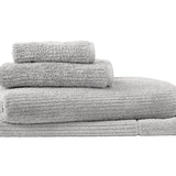 LIVING TEXTURES TOWEL COLLECTION SILVER GREY