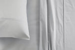 [NEW] ORGANIC COTTON SATEEN FROST GREY FITTED SHEET / PILLOWCASES