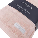 QUICK DRY LUXURY TOWEL SET COLLECTION MACAROON
