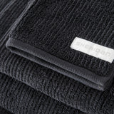 LIVING TEXTURES TOWEL COLLECTION CARBON